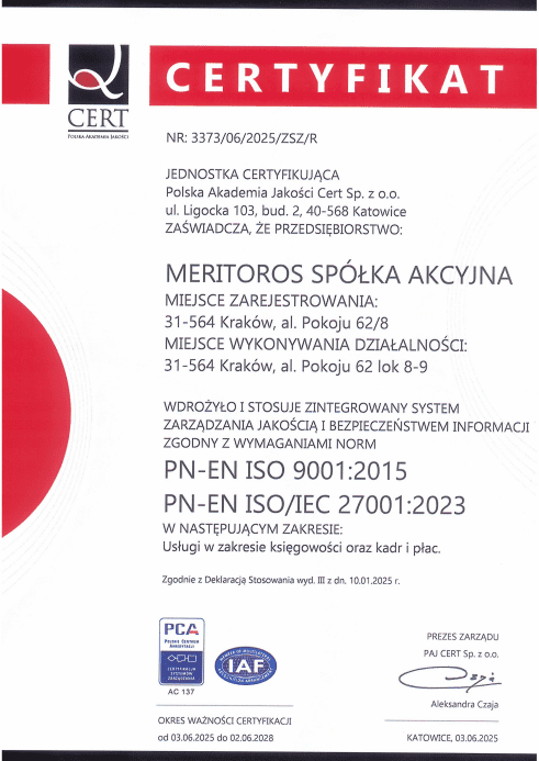 Recertyfikacja ISO